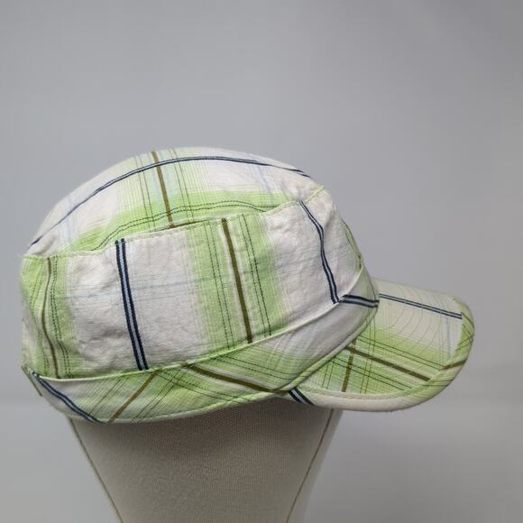 Boston Cadet Army Cap Multicolor One Size Adjustable Embroidered Plaid - Picture 5 of 9